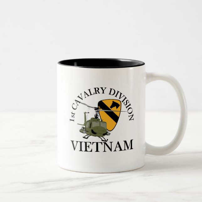 Taza Bicolor 1r Veterinario de Cav Vietnam (Derecha)