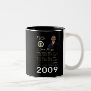 Taza Bicolor 2009 Keepsake Mug - Inauguración de Obama