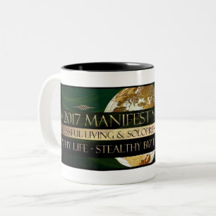 Taza Bicolor 2017 que manifiesta su vida (TM)