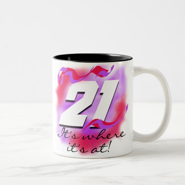Taza Bicolor 21 en donde está (Derecha)