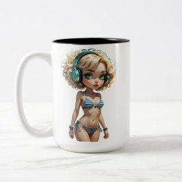 Taza Bicolor 22A Dollz by: Svace - Serie 01