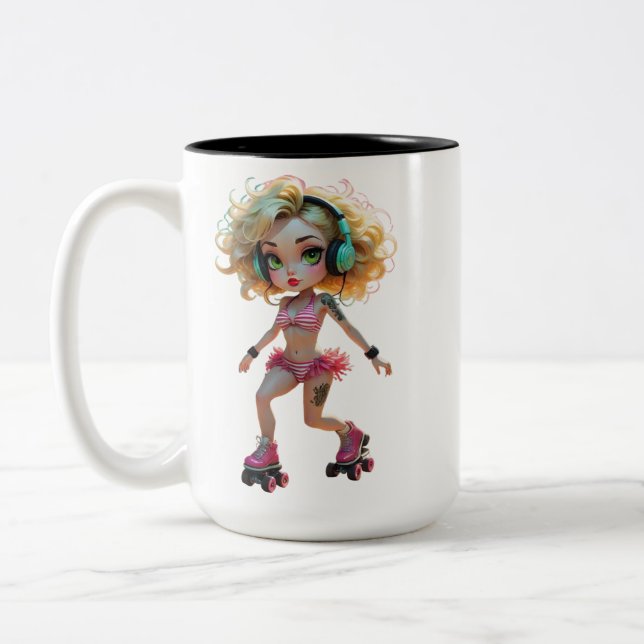 Taza Bicolor 23A Dollz by: Svace - Serie 01 (Izquierda)