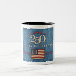 Taza Bicolor 250 Years of Freedom - Coffee Mug