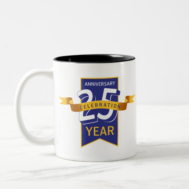 Taza Bicolor 25.º aniversario (Izquierda)