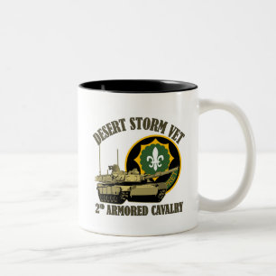 Taza Bicolor 2.º tanque ACR Desert Storm Vet M1