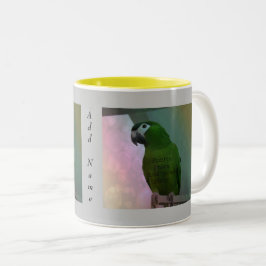 Taza Bicolor 2 Foto de fondo gris oscuro personalizado