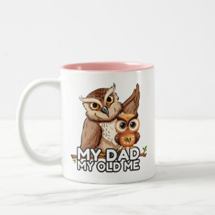 Taza Bicolor 2-Tone Mug 11oz : Mi papá mi viejo (rosa)