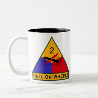Taza Bicolor 2nd Armored Division