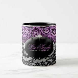 Taza Bicolor 311-Lace De Luxe - violeta