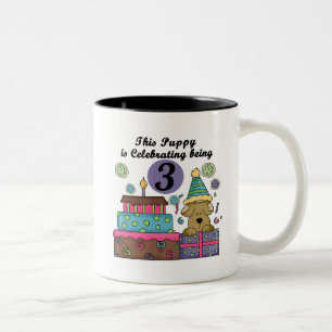 Taza Bicolor 3.ª Camiseta y Regalos de Aniversario