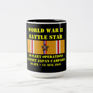 Taza Bicolor 3.ª Campaña de operaciones de flotas contra Japón