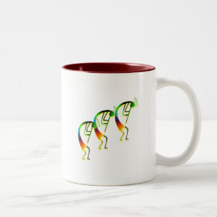 Taza Bicolor 3 Kokopelli #12