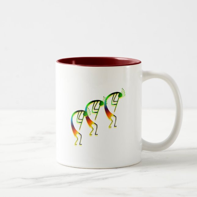 Taza Bicolor 3 Kokopelli #12 (Derecha)