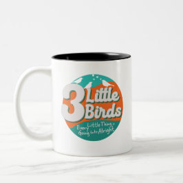 Taza Bicolor 3 Little Birds Reggae Music