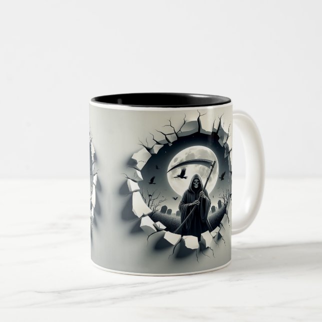 Taza Bicolor 3D Eerie Halloween (Anverso derecho)