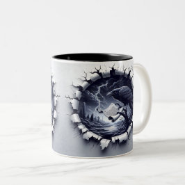 Taza Bicolor 3D Eerie Halloween