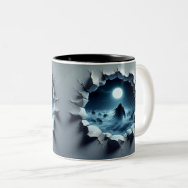 Taza Bicolor 3D Eerie Halloween