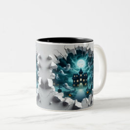 Taza Bicolor 3D Eerie Halloween