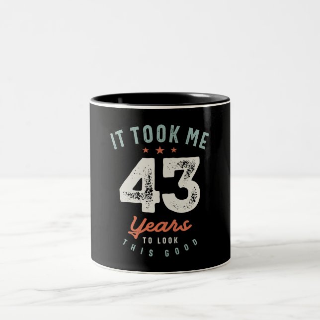 Taza Bicolor 43 Años Gracioso (Centro)