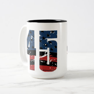 Taza Bicolor 45 48 Bandera Mug