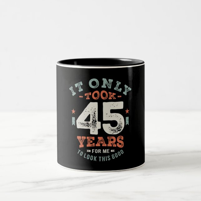 Taza Bicolor 45 Años Gracioso (Centro)