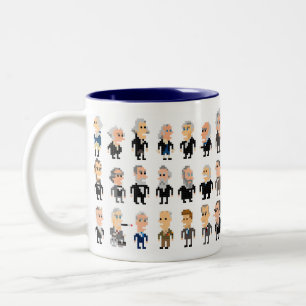 Taza Bicolor 45 presidentes iotacons mug