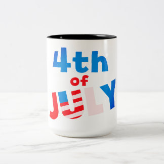 Taza Bicolor 4 de julio,