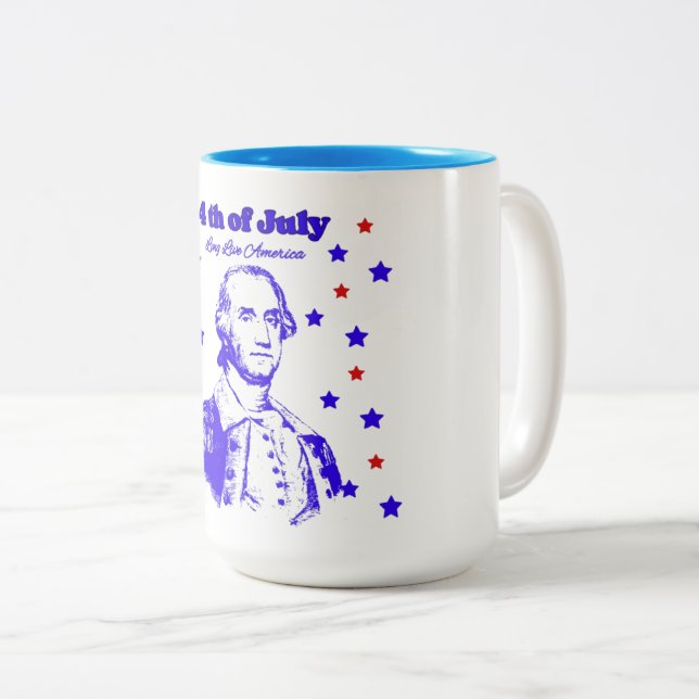 Taza Bicolor 4 de Julio (Anverso derecho)