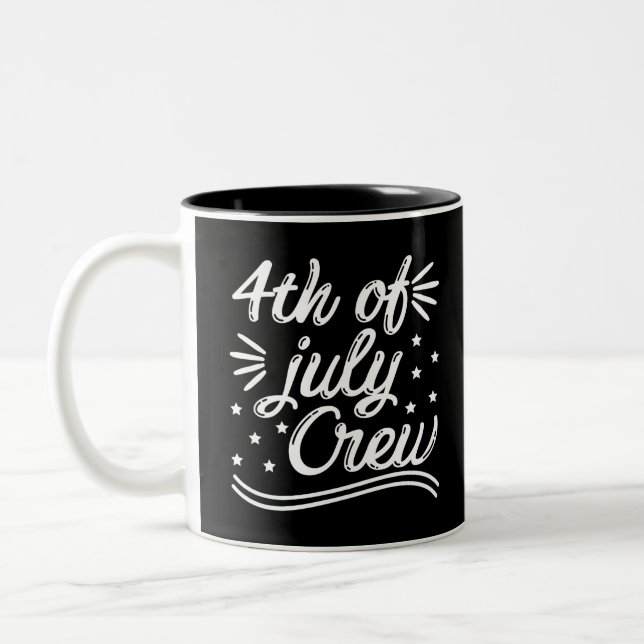 Taza Bicolor 4th Of July Crew (Izquierda)