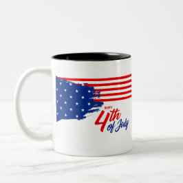 Taza Bicolor 4th of July - Independence Day