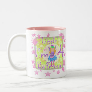 Taza Bicolor 4to cumpleaños de la bailarina