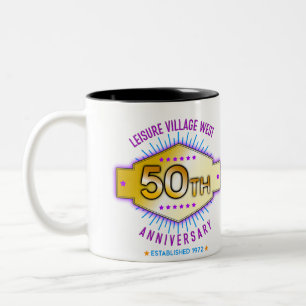 Taza Bicolor 50.º Coffee Mug