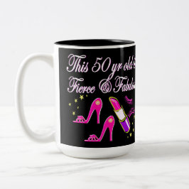 TAZA BICOLOR 50.º DISEÑO DE PINK DIVA