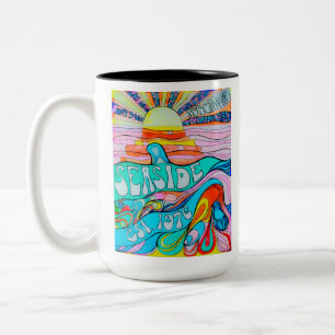 Taza Bicolor 50 Años de costa