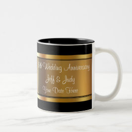 Taza Bicolor 50.o Aniversario de boda