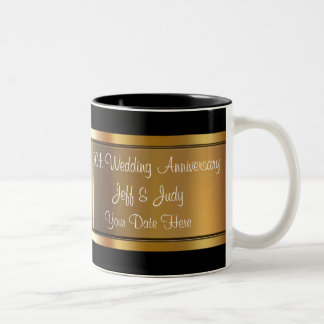 Taza Bicolor 50.o Aniversario de boda