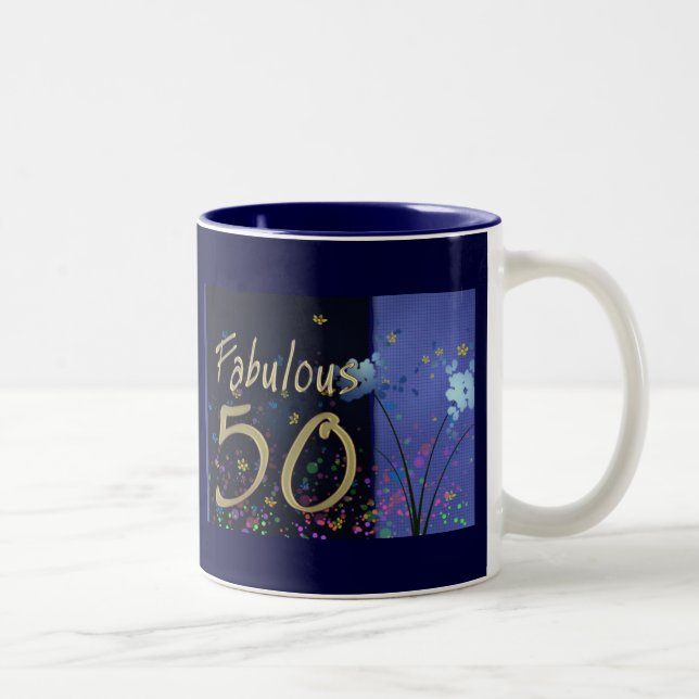 Taza Bicolor ¡50.o cumpleaños fabuloso! (Derecha)