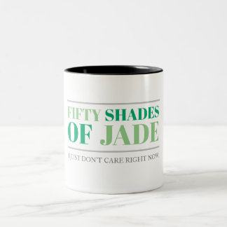 Taza Bicolor 50 sombras de jade
