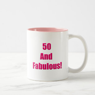 Taza Bicolor 50 y fabuloso