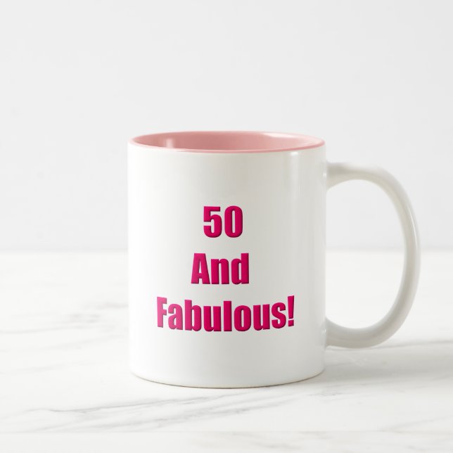 Taza Bicolor 50 y fabuloso (Derecha)