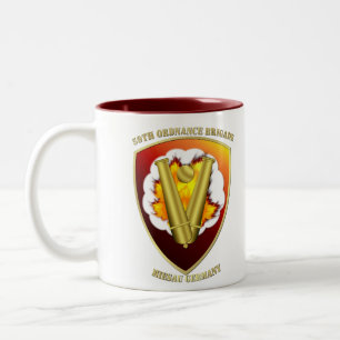 Taza Bicolor 59.º Parche de la Brigada Ordnance