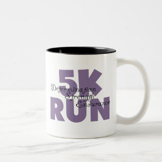 Taza Bicolor 5K Run Purple