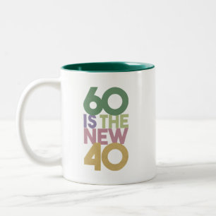Taza Bicolor 60 es esencial el nuevo regalo de cumpleaños 40 - 