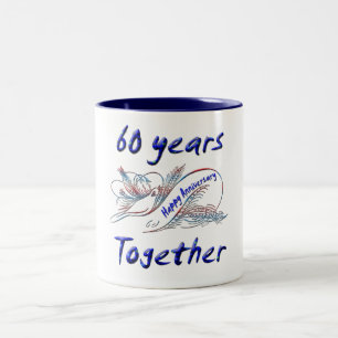 Taza Bicolor 60.o. Aniversario