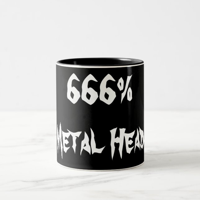 Taza Bicolor 666% de cabeza Metalizado (Centro)