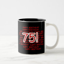 75.o cumpleaños feliz