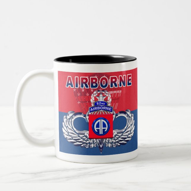 Taza Bicolor 82.ª División Aerotransportada (Izquierda)