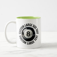 8 Bolas & Texto Grande LIMA VERDE 325ml Personaliz