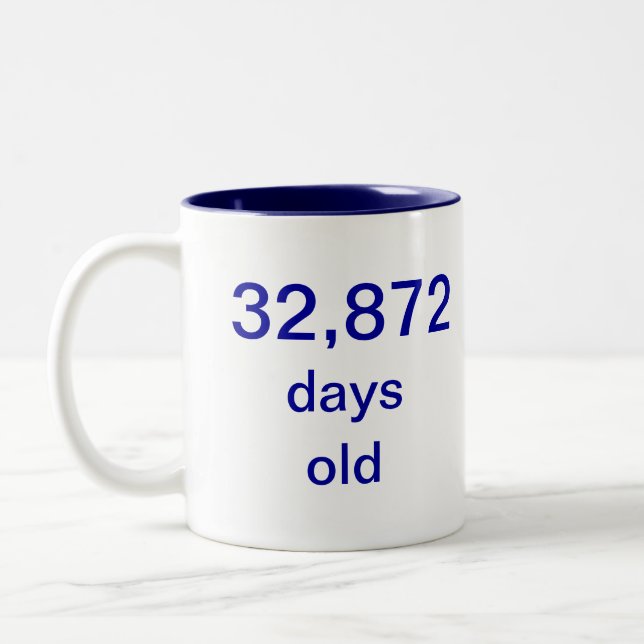 Taza Bicolor 90 años (Izquierda)