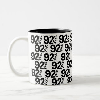 Taza Bicolor 92% Café Mug
